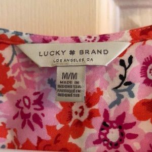 Lucky brand dress flowers M